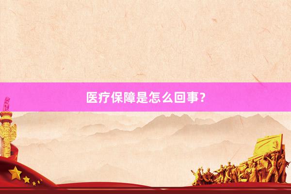 医疗保障是怎么回事？